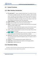 Control Functions 221 Main Interface Introduction (Page 12 / 99) LFS-PM-T43 Live Focus System Operating Manual V1.3